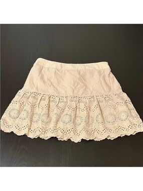 URBAN Romantics Beige Eyelet Skort